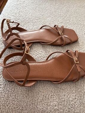 J.Crew Leather Summer Sandals Size 10